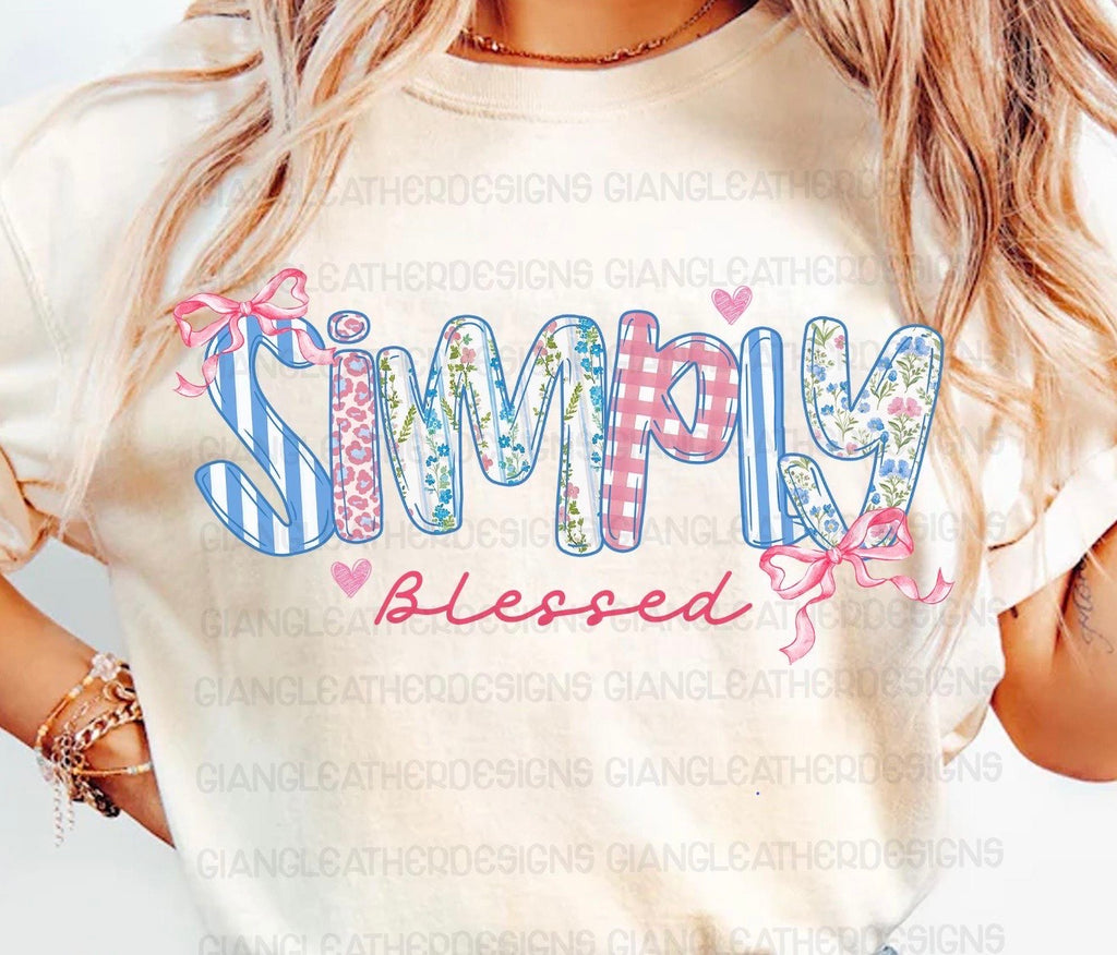 Simply Blessed – Christian Faith Shirt
