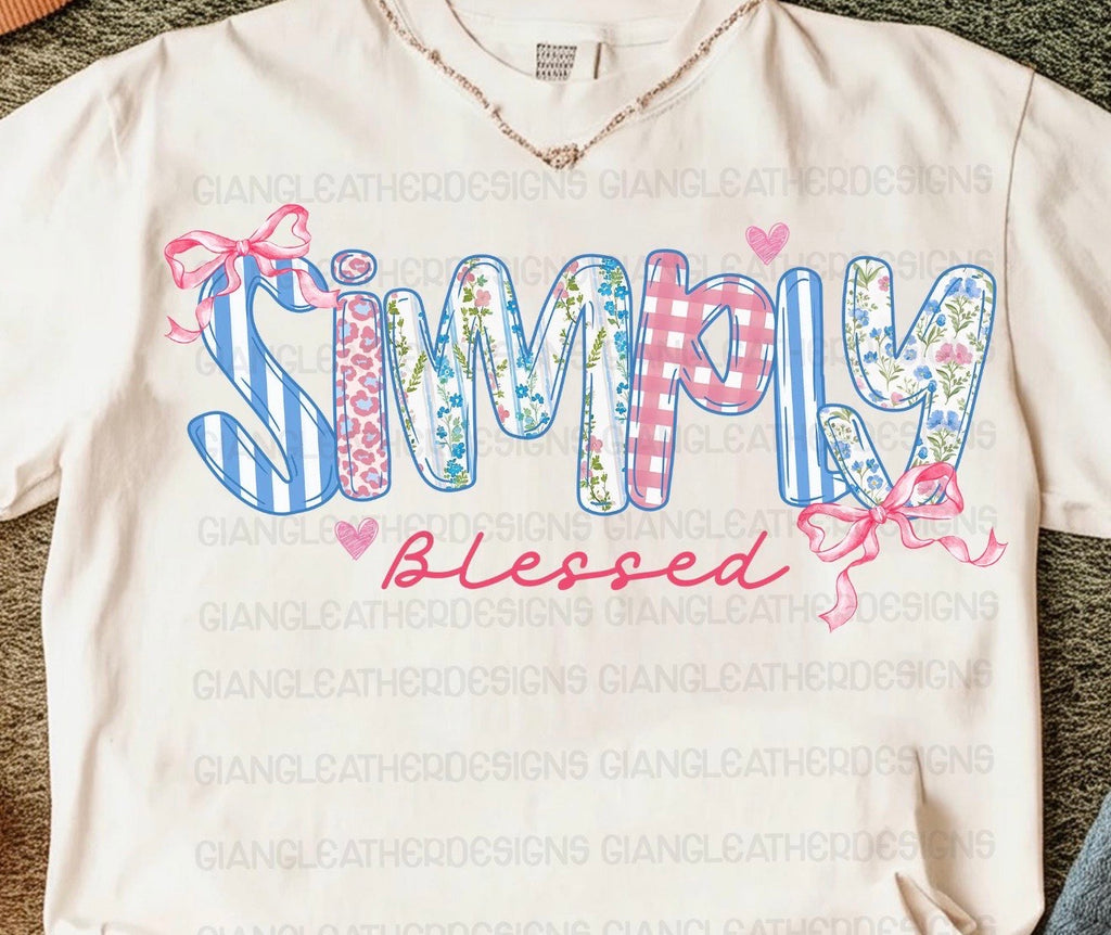 Simply Blessed – Christian Faith Shirt