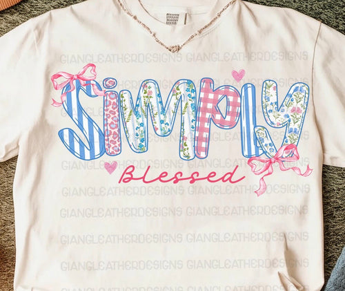 Simply Blessed – Christian Faith Shirt