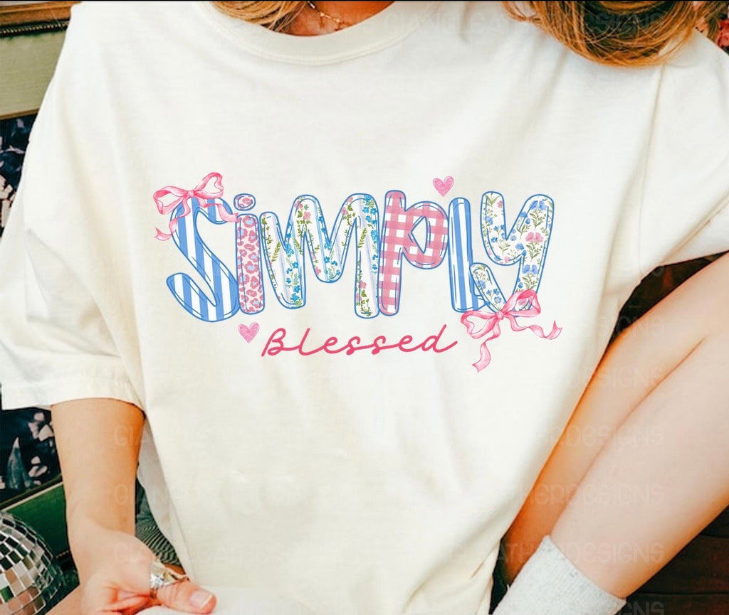 Simply Blessed – Christian Faith Shirt